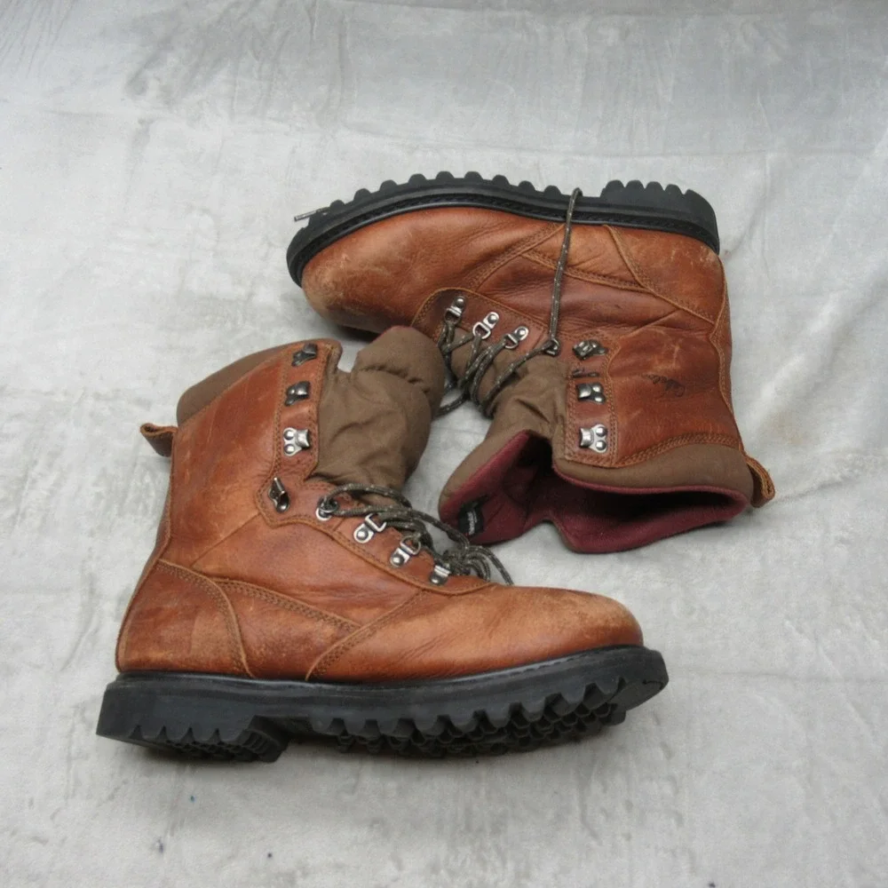 Cabela Men 11.5D Boot Brn Iron Ridge Goretex Waterproof Insulated Hunt Waterfowl